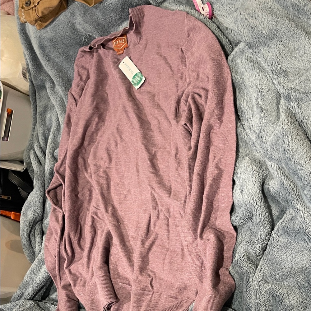 Men's Crewneck Sweater - Mauve